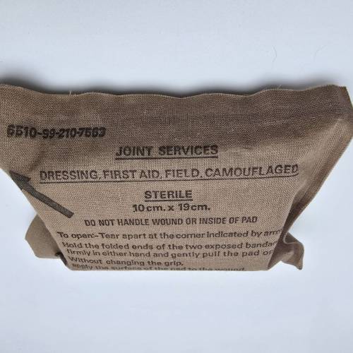 英軍 野戰急救敷料 field dressing