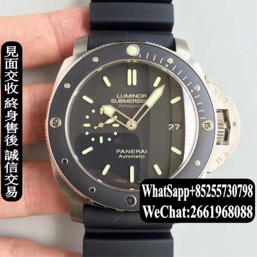 Panerai PAM389 鈦殼47mm 陶瓷圈 VS 新版