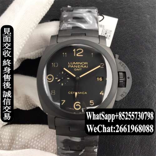 Panerai PAM438 全黑陶瓷錶 44mm
