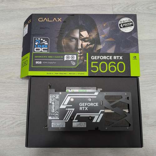 Galax RTX 5060 8Gb【有單，盒，保養】
