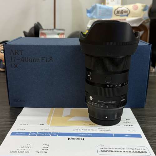 Sigma 17-40mm f1.8 for X mount fujifilm 行貨