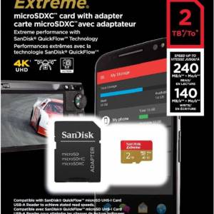 SanDisk Extreme microSDXC™ UHS-I CARD 2TB