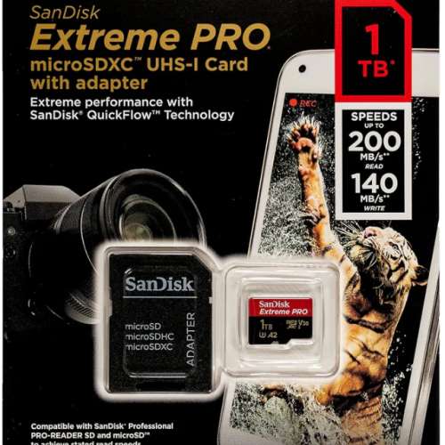 SanDisk Extreme PRO microSDXC™ UHS-I CARD 1TB
