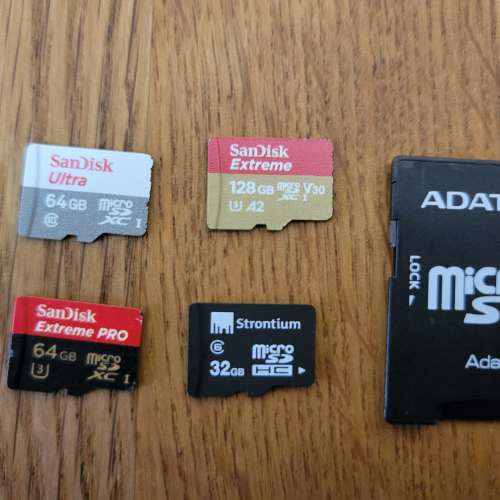 SanDisk Extreme Micro SD 咭，連讀咭器