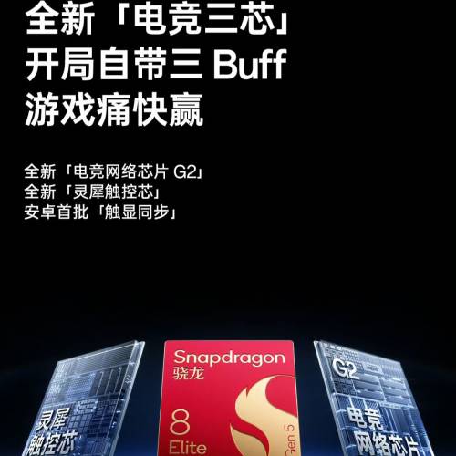 【國恒商城】▀▀ Oneplus 15（1T/512G/256G）▀▀ 驍龍8 Elite Gen5 電競三芯片加...