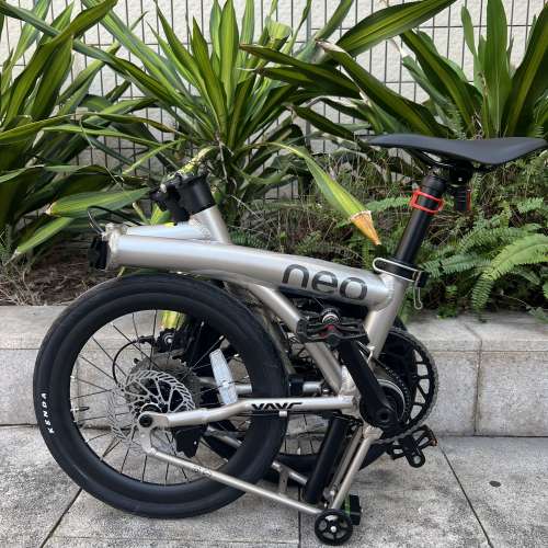 2025 新款 JAVA NEO 9速 碟剎349鋁合金折叠車 （三折叠小布 國布 ）送前後蛙燈叮叮