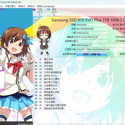 Samsung 三星 970 EVO Plus M.2 NVMe SSD 1TB