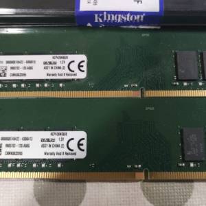 Kingston DDR4 2666 8Gx2 Desktop Ram 共16GB 單面