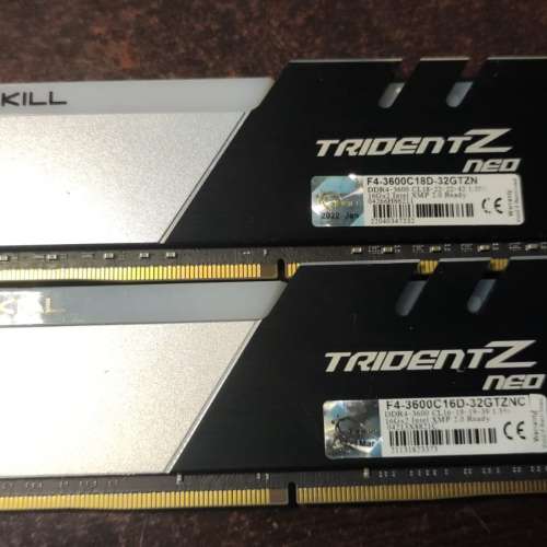 G.Skill Trident Z Neo DDR4-3600 32GB Kit (2x16GB)