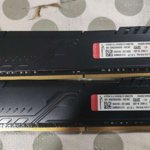 Kingston HyperX Fury 16GB Kit (2x8GB) (HX426C16FBK2/16)