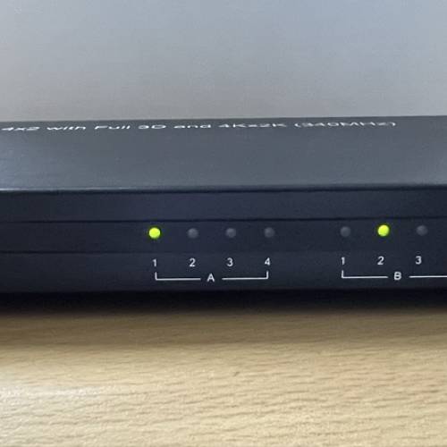 3D 4K - 4入2出 矩陣切換器