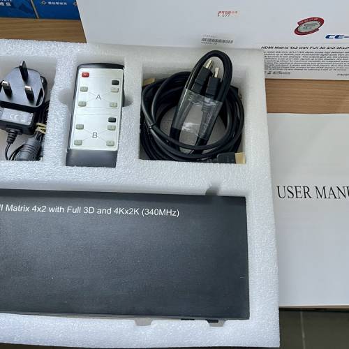 3D 4K - 4入2出 矩陣切換器