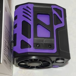 全新掛腰掛頸有燈光超強勁充電風扇，有盒。