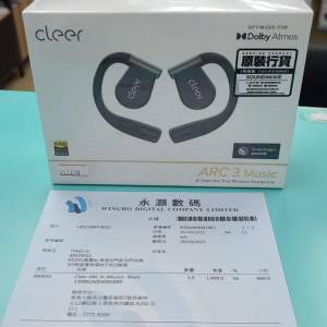 Cleer ARC 3 Music 開放式真無線藍牙耳機行貨99%