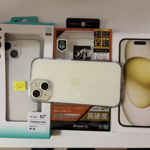 iPhone 15 128GB Yellow 黃色 有保養 AppleCare+