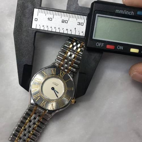 ❤️❤️中性中古Cartier  must de(卡地亞21世紀)石英表