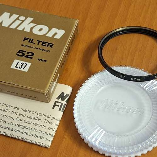 平售Nikon filter: A2暖色濾鏡、L37及L39紫外線濾鏡(未正式使用)