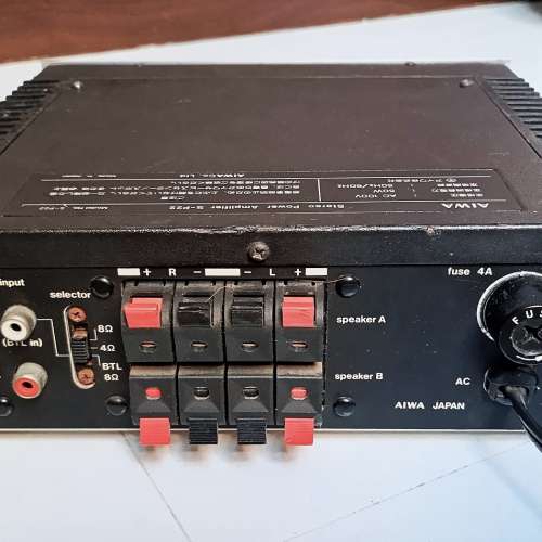 AIWA S-P22 高級微型後級 100V送變壓火牛