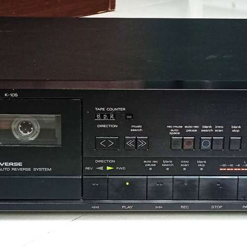 LUXMAN K-105 自動反帶高級錄音座 220V功能正常