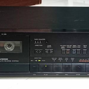 LUXMAN K-105 自動反帶高級錄音座 220V功能正常