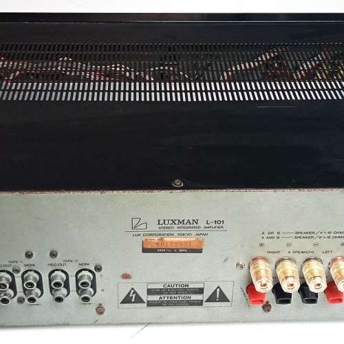 LUXMAN L-101 合併機 220V功能正常