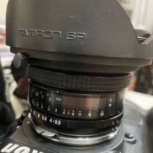 Tamron SP 17mm f3.5 with hood for Nikon