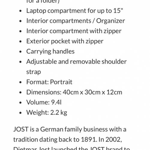 全新 皮革 背囊 Jost RANA XChange Bag，3合1設計