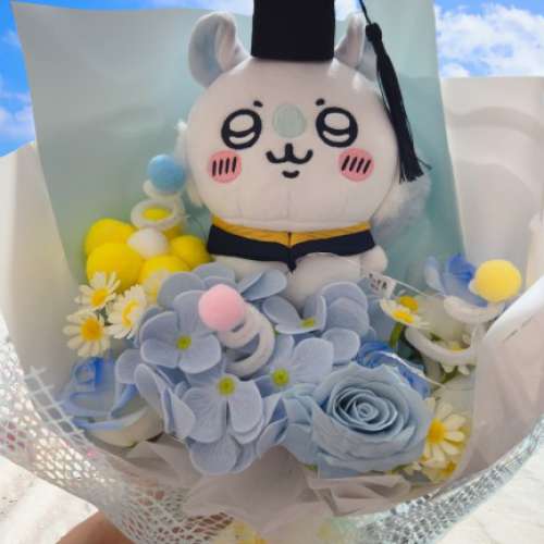 睇下文‼️［同行賣六百幾蚊］獨家原創｜日本正版自嘲熊畢業花束 joke bear畢業花...