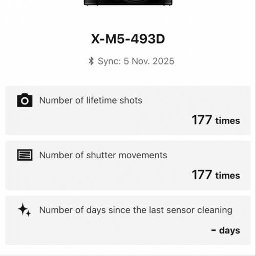 Fujifilm x-m5，xm5行貨黑色99%新