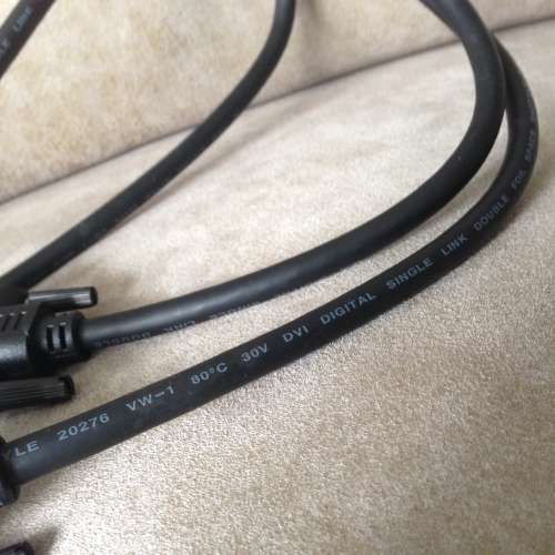 🖥 DVI Cable 2m Black NEW 全新 視頻 線 2米 💻