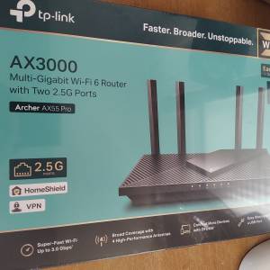 Tp Link AX3000 Archer AX55 pro 全新未開封