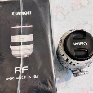 Canon RF 70-200mm F2.8 L IS USM 鏡頭 有保養兩年到26年，附有購買記錄卡，單據