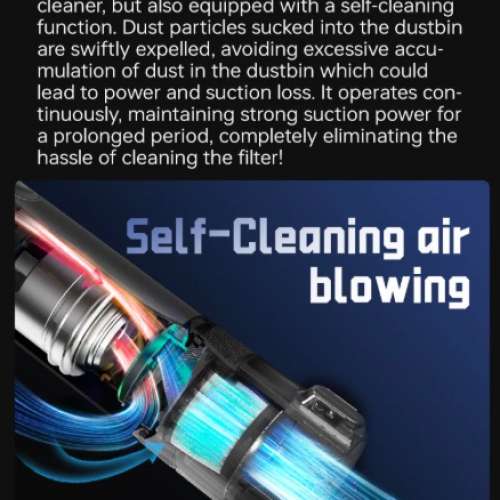 AutoBot VX4 Max Car Vacuum, Handheld Vacuum Self Cleaner (Brand new)