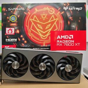 Sapphire NITRO+ AMD Radeon RX 7800 XT 16GB GDDR6 顯示卡 三日免費試玩 Trade in...