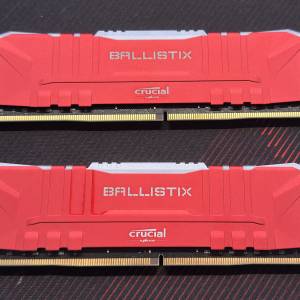 Crucial Ballistix RGB DDR4 3600MHz 32GB (16GBx2) Ram 記憶體