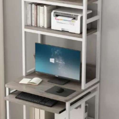 9成新電腦書枱書架（如地點順路可送貨）