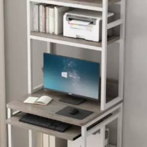 9成新電腦書枱書架（如地點順路可送貨）