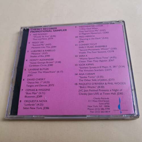 Chesky PROMOTIONAL SAMPLER