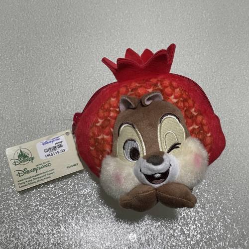 水果石榴系列 Disney 迪士尼 chip dale coins bag 散紙包 散銀包 奇奇蒂蒂 大鼻鋼牙...