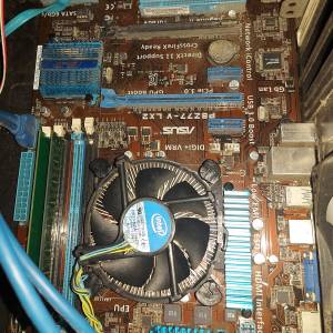 ASUS P8Z77-V LX2 socket 1155 ATX Motherboard + 背板