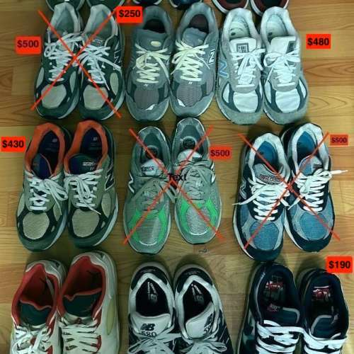 二手鞋New balance, Nike, AJ, Salomon US 8.5