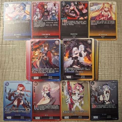 只有0.0002%香港人玩過 玩法似Gundam TCG(GCG)但有中文 碧藍航線TCG牌組(雙色玩法)...