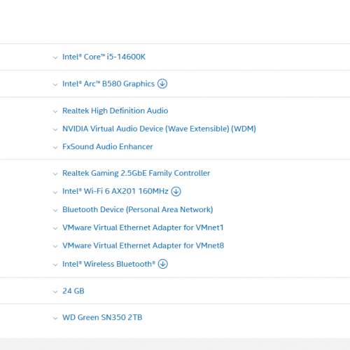 i5 14600K 24GB Ram Arc b580 加小米34吋曲電競屏4k