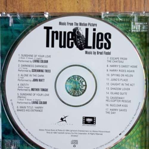 正版True Lies 真實谎言電影原聲CD