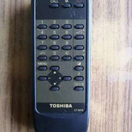 Toshiba and Hitachi CRT电視遙控