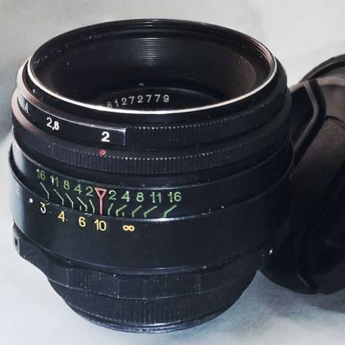 蘇聯 58mm F2 Helios44-2 m42 螺絲mount (平價 一試  旋轉散景)