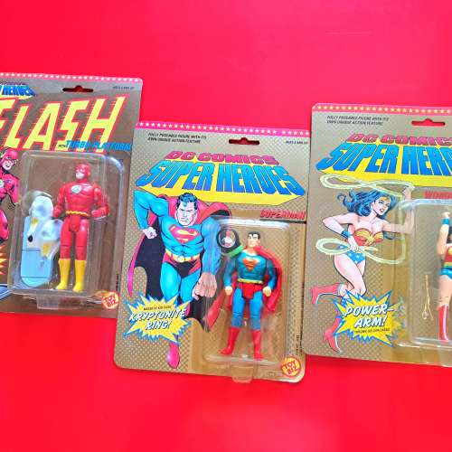 90年代 DC Comics Super Heros 閃電俠 Flash｜超人 Superman｜神奇女俠 Wonder Wom...