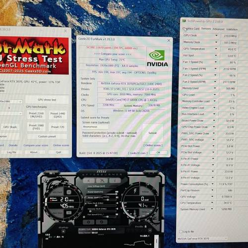 Gigabyte Gaming OC RTX 3070 8G GPU 顯示卡