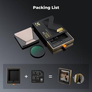 K&F Concept 72mm Black Diffusion 1/4 (Nano-X PRO Series) 黑柔焦濾鏡