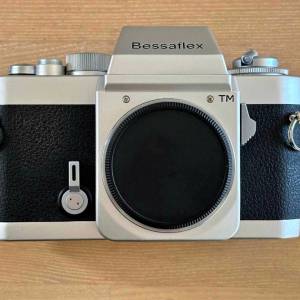 福倫達 Voigtlander Bessaflex TM 典雅文青銀色機 M42 收藏級